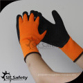 SRSAFETY fleece liner latex palm coated thermal winter work glove